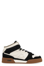 Load image into Gallery viewer, Match leather high-top sneakers
