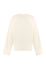 Load image into Gallery viewer, Logo detail cotton sweatshirt
