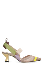 Load image into Gallery viewer, Colibrì mesh pointy-toe slingbacks

