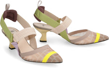 Load image into Gallery viewer, Colibrì mesh pointy-toe slingbacks
