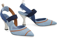 Load image into Gallery viewer, Colibrì denim slingback
