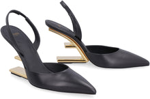 Load image into Gallery viewer, Fendi First leather pointy-toe slingback
