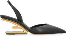 Load image into Gallery viewer, Fendi First leather slingback pumps

