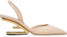Load image into Gallery viewer, Fendi First leather slingback pumps
