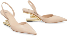 Load image into Gallery viewer, Fendi First leather slingback pumps
