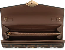 Load image into Gallery viewer, FF Diamonds leather wallet on chain
