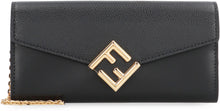 Load image into Gallery viewer, FF Diamonds leather wallet on chain
