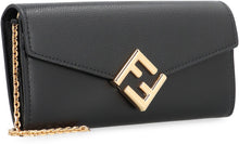 Load image into Gallery viewer, FF Diamonds leather wallet on chain
