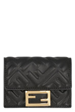 Load image into Gallery viewer, Micro tri-fold wallet Baguette in leather
