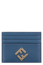 Load image into Gallery viewer, FF Diamonds logo detail leather card holder
