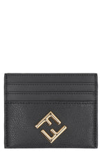 Load image into Gallery viewer, FF Diamonds leather card holder
