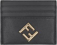Load image into Gallery viewer, FF Diamonds leather card holder
