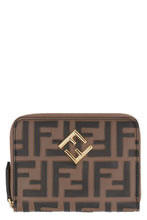 Load image into Gallery viewer, Medium FF Diamonds Zip-around wallet

