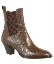Load image into Gallery viewer, Fendi Karligraphy leather ankle boots
