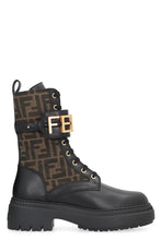 Load image into Gallery viewer, Fendigraphy leather combat boots
