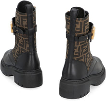 Load image into Gallery viewer, Fendigraphy leather combat boots
