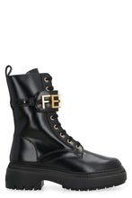 Load image into Gallery viewer, Fendigraphy leather combat boots
