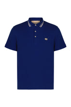 Load image into Gallery viewer, Polo In Pique Cotton With Patch Vlogo
