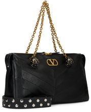 Load image into Gallery viewer, Shoulder bag Panthea with chevron pattern
