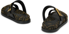 Load image into Gallery viewer, Fendi Feel women's sandals in Jacquard fabric
