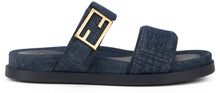 Load image into Gallery viewer, Slippers Fendi Feel in denim
