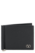 Load image into Gallery viewer, Cardholder V-Logo in Leather
