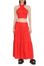 Load image into Gallery viewer, Smocked Kai cotton crop top
