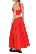 Load image into Gallery viewer, Smocked Kai cotton crop top
