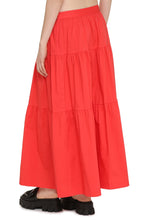 Load image into Gallery viewer, Sea cotton midi skirt
