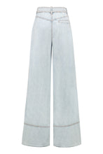 Load image into Gallery viewer, High-rise cotton trousers
