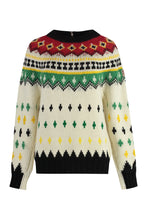 Load image into Gallery viewer, Jacquard wool sweater
