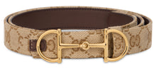 Load image into Gallery viewer, Reversible belt with monogram and buckle
