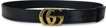 Load image into Gallery viewer, Leather belt with GG buckle
