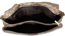 Load image into Gallery viewer, Monogram shoulder bag with leather details
