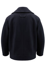 Load image into Gallery viewer, Short Cocoon coat in wool blend
