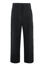 Load image into Gallery viewer, High-waist tapered-fit trousers
