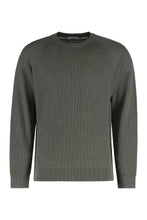 Load image into Gallery viewer, Linen-cotton crew-neck sweater
