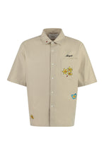 Load image into Gallery viewer, Trip short sleeve cotton blend shirt
