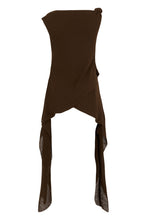 Load image into Gallery viewer, Asymmetric top with ruffle

