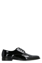 Load image into Gallery viewer, Patent leather lace-up derby shoes
