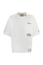 Load image into Gallery viewer, Cotton crew-neck T-shirt
