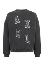 Load image into Gallery viewer, Typo cotton crew-neck sweatshirt
