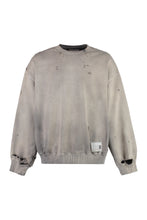 Load image into Gallery viewer, Cotton crew-neck sweatshirt
