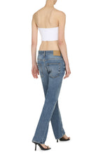 Load image into Gallery viewer, Logo cotton crop-top

