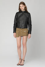Load image into Gallery viewer, L-Ayla leather biker jacket
