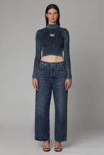 Load image into Gallery viewer, M-Anchor-A long sleeve crop top
