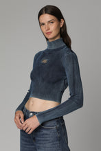 Load image into Gallery viewer, M-Anchor-A long sleeve crop top
