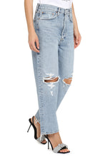 Load image into Gallery viewer, Straight leg jeans 90'S Crop
