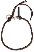 Load image into Gallery viewer, Ladon keychain in braided leather
