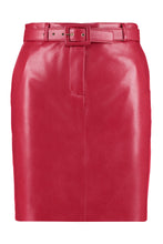 Load image into Gallery viewer, Faux leather mini skirt
